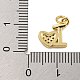 Rack-Beschichtung Messing Micro Pave klar Cubic Zirkonia Charms(KK-U030-22G)-3