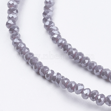 Chapelets de perles en verre galvanoplastique(X-GLAA-F078-PL08)-3