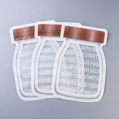 Reusable Bottle Shape Zipper Sealed Bags(OPP-Z001-05-B)-3
