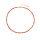 Natural Dyed Jade Beaded Necklaces for Women(KN2634-2)-1