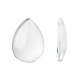 Transparent Teardrop Glass Cabochons(GGLA-R024-25x18)-1