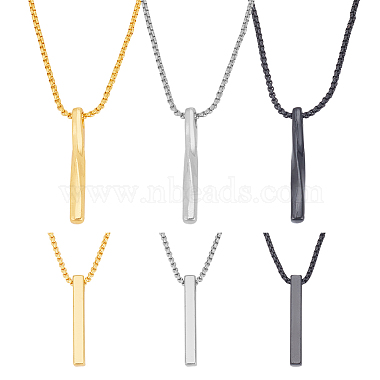 Mixed Shapes Stainless Steel Necklaces