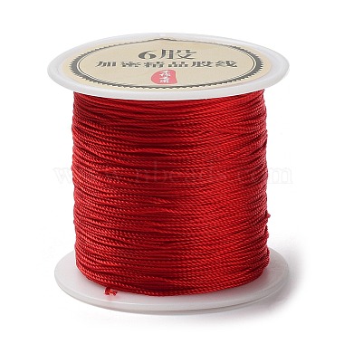 0.4mm Crimson Nylon Thread & Cord