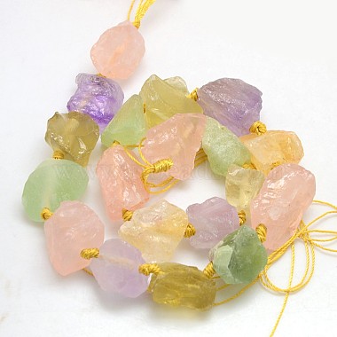 Natural Mixed Gemstone Beads Strands(G-L159-10)-3