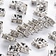 Brass Rhinestone Spacer Beads(RB-A013-8x8-01P-NF)-1