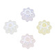 Perles acryliques placage irisé arc-en-ciel(OACR-N010-074)-2