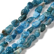 Raw Rough Natural Apatite Beads Strands, Nuggets, 5.5~14x6.5~10x4.5~8mm, Hole: 1mm, about 44~46pcs/strand, 14.96''~16.14''(38~41cm)(G-I283-G03-01)