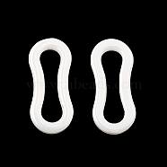 Bioceramics Zirconia Ceramic Linking Ring, Nickle Free, No Fading and Hypoallergenic, Number 8 Shaped Connector, White, 13.5x6x1.5mm, Inner Diameter: 10.5x2.8mm(PORC-C002-04B)