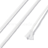 Polyester Twisted Cord, Round, for DIY Jewelry Making, WhiteSmoke, 1mm, about 49.21 Yards(45m)/Roll(OCOR-G015-01A-02)