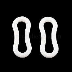 Bioceramics Zirconia Ceramic Linking Ring, Nickle Free, No Fading and Hypoallergenic, Number 8 Shaped Connector, White, 13.5x6x1.5mm, Inner Diameter: 10.5x2.8mm(PORC-C002-04B)