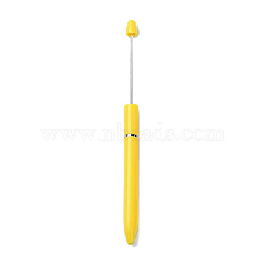 Yellow Plastic Beadable Pens