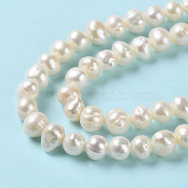 Natural Cultured Freshwater Pearl Beads Strands(PEAR-E018-51)-4