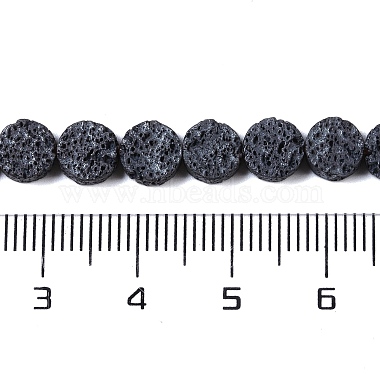 Frosted Natural Lava Rock Beads Strands(G-E618-03)-4