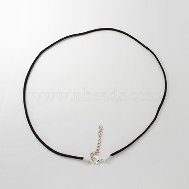 2.5mm Black Faux Suede Necklace Making
