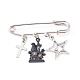 Iron Safety Brooch for Halloween(JEWB-BR00048-04)-1