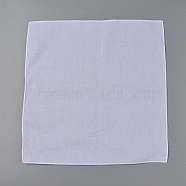 Cloth Handkerchief, for DIY Painting, White, 30x30x0.02cm(DIY-WH0116-01C)
