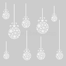 PVC Wall Stickers, for Home Living Room Bedroom Wall Decoration, Snowflake, 700x350mm(DIY-WH0377-211)