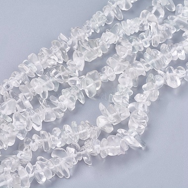 4mm Clear Chip Crystal Beads