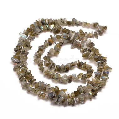 Labradorite naturelle brins puce de perles(G-M205-13)-3