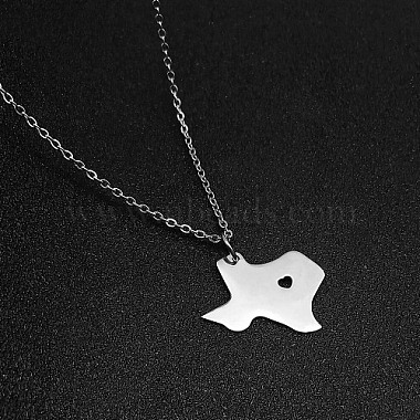 Stainless Steel Pendant Necklaces(VR7236)-2
