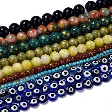 Natural Jade Beads Strands(G-H245-04)-3