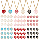 Elite 72Pcs 6 Sets Alloy Enamel Charms(ENAM-PH0002-37)-1