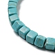 Dyed Synthetic Turquoise Beads Strands(G-G075-B02-03)-4