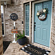 Crafans 2Pcs 2 Color Wooden Doorplate Decorations(AJEW-CF0001-10)-7