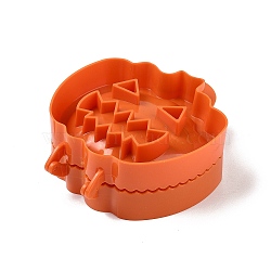 Halloween Theme ABS Plastic Classic Mini Press Apple Pie Molds, Baking Tools, Pumpkin, 120x100x40.5mm(FIND-U005-01A)