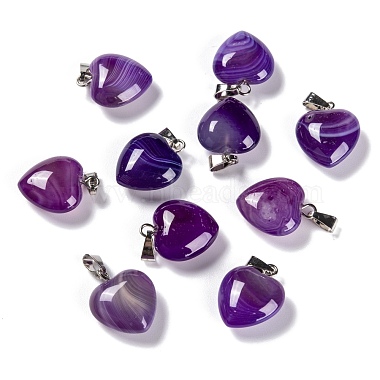 Natural & Synthetic Gemstone Pendants(G-I311-A)-2