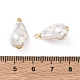 Brass & Glass Pendants(KK-D289-40A-G)-3