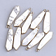 Electroplate Natural Howlite Pendants(G-S344-24M)-1