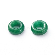 Natural Myanmar Jade/Burmese Jade Beads, Dyed, Ring, 8x3mm, Inner Diameter: 3mm(G-E554-02A)