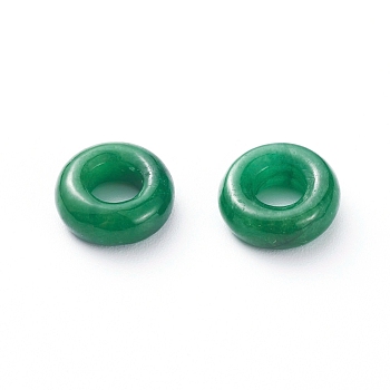 Natural Myanmar Jade/Burmese Jade Beads, Dyed, Ring, 8x3mm, Inner Diameter: 3mm