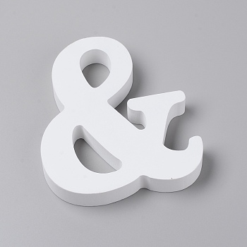 MDF Board Symbol for Wedding, Wall Home Party Decorations, Symbol &, White, 152x128x20mm