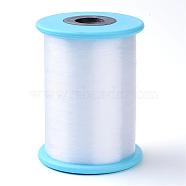 Fishing Thread Nylon Wire, White, 0.3mm, about 1968.5 yards(1800m)/roll(NWIR-R038-0.3mm-02)