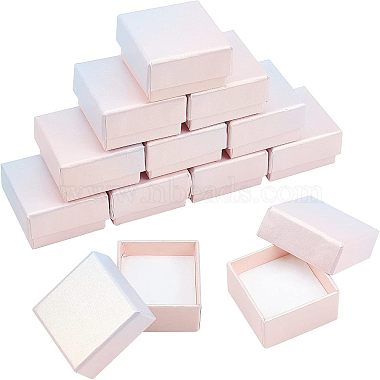 Colorful Square Paper Jewelry Set Box