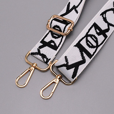 Polyester Word Pattern Bag Straps(FIND-WH0001-26A)-2