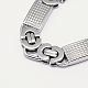 Men's Boys Byzantine Chain Necklaces Fashionable 201 Stainless Steel Necklaces(NJEW-I010-09)-2
