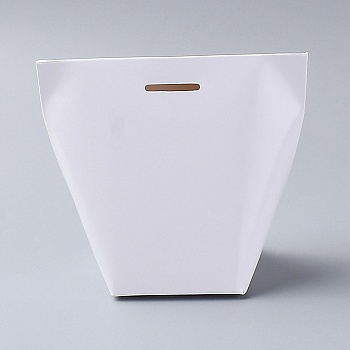 Paper Bags, Gift Bags, Wedding Bags, Rectangle without Ribbon, White, 20.5x11.9x0.06cm