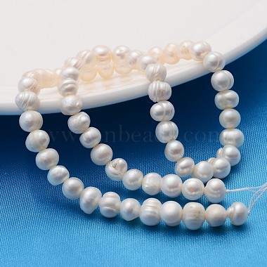 Natural Cultured Freshwater Pearl Beads Strands(X-A23WT011)-2