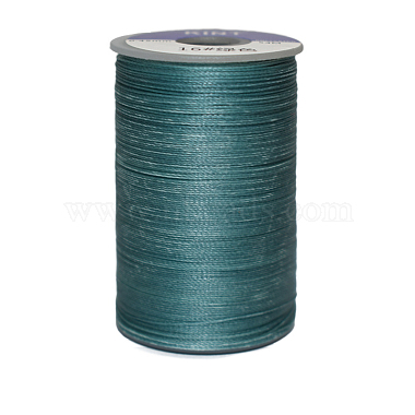 0.65mm Teal Waxed Polyester Cord Thread & Cord