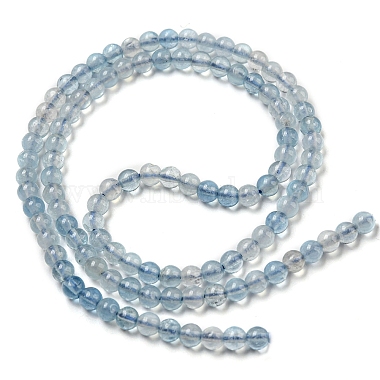 Natural Aquamarine Beads Strands(G-A097-B13-03)-3