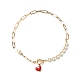 Glass Pearl Beaded Necklaces(X1-NJEW-TA00004)-1