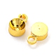 Rack Plating Brass Pendant Cabochon Settings(KK-P240-07G)-2