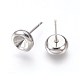 Boucles d'oreilles à tige en acier inoxydable anti-ternissement 304(STAS-I097-007A-P)-2