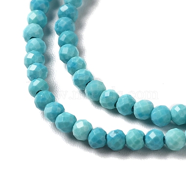 Natural Howlite Beads Strands(G-C025-02A-01)-4