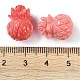 Synthetic Shell Dyed Carved Fruit Beads(SHEL-C007-01A)-3