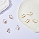 4 Pairs 4 Style Brass Micro Pave Clear Cubic Zirconia Earring Hooks(KK-SZ0004-62)-4