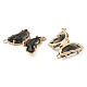 Brass Pave Faceted Glass Connector Charms(FIND-Z020-04V)-2